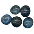 One pound bulk lot of polished apatite tumbled pebbles in blue-green tones — throat chakra and communication crystal supply.
