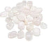 1 lb pink calcite tumbled polished stones in soft pastel pink tones — heart chakra self-love crystal bulk lot.