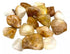 1 lb golden healer quartz pebbles showing quartz stones with golden-yellow iron oxide coating in various sizes for solar plexus work.