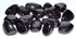 One pound polished hypersthene tumbled stones showing dark grey stone with bronzy metallic schiller sheen for psychic insight bulk lot