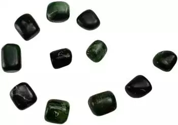 One-pound collection of smooth green kyanite tumbled stones for heart chakra alignment nature connection spiritual truth and self-cleansing energy work