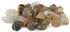 One-pound collection of smooth polished rutile tumbled mineral stones in metallic gold and bronze for amplifying intentions clearing blocks and manifestation