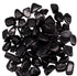 One-pound collection of smooth black shungite tumbled stones from Karelia Russia for EMF protection grounding anxiety relief and purification rituals
