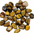 One-pound collection of smooth golden brown yellow tiger&