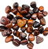 One-pound collection of smooth red tiger&