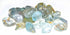 A collection of polished blue topaz tumbled stones in sky-blue and pale azure tones, sold in 1 lb bulk for throat chakra and stress-relief crystal work.