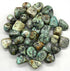 One pound bulk supply of smooth turquoise tumbled stones in sky blue-green for crystal grids and protection