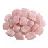 One-pound collection of rough raw rose quartz untumbled pink crystals for love grids heart chakra altars emotional support and anxiety relief