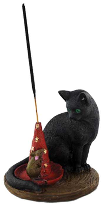 Magical Cat &amp; Mouse incense Holder