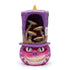 Whimsical ceramic grinning Cheshire Cat figure backflow incense burner 6.75 inches tall for cascading smoke cone incense display