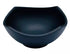Small 3.75 inch black cast iron cauldron with square ribbed rim for burning loose incense charcoal smudge herbs and altar ritual use