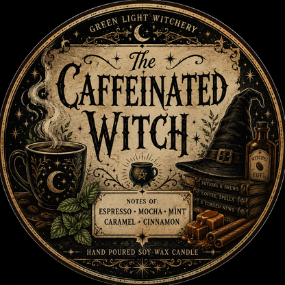 The Caffeinated Witch Candle