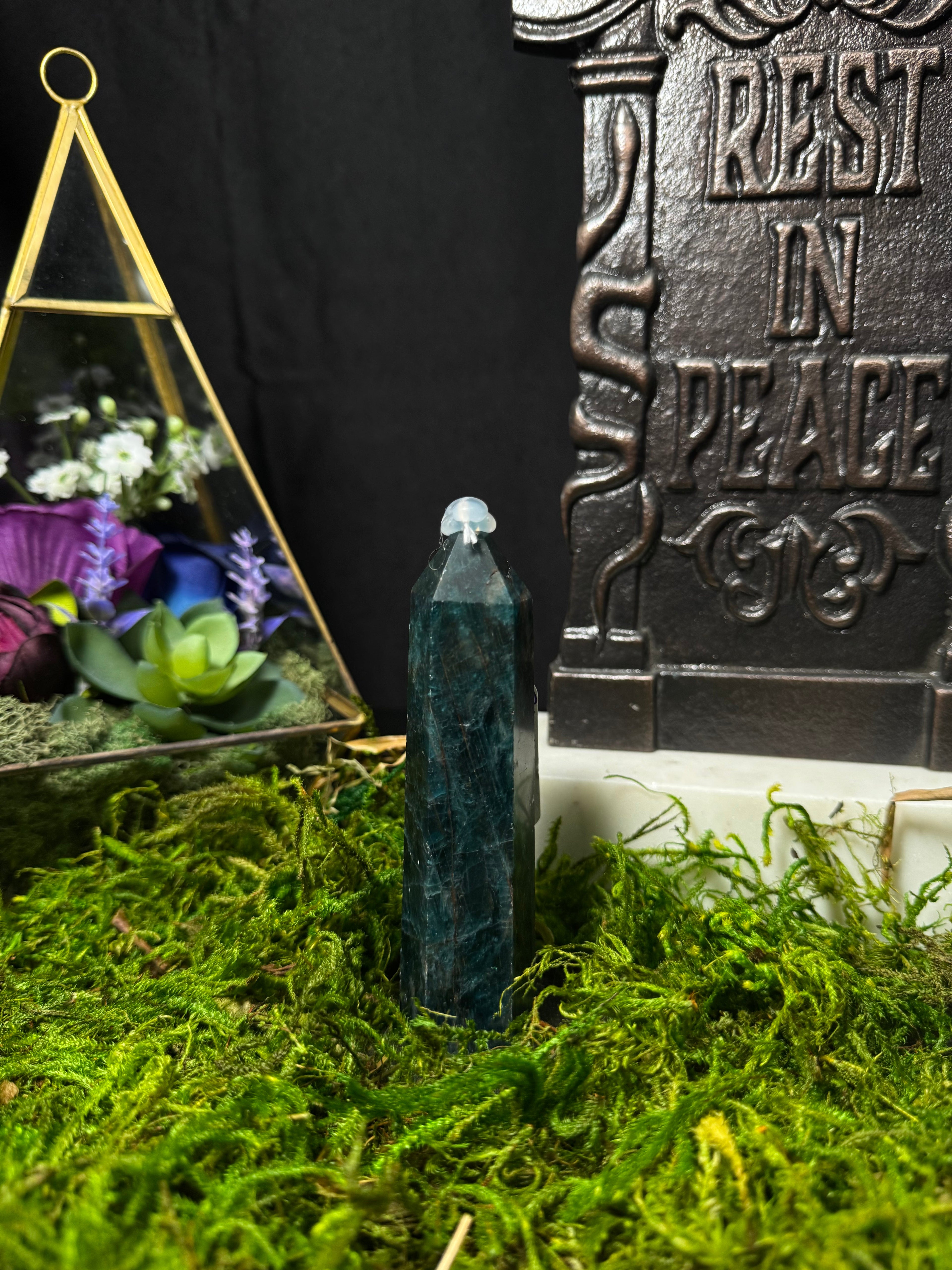 Blue Apatite Tower