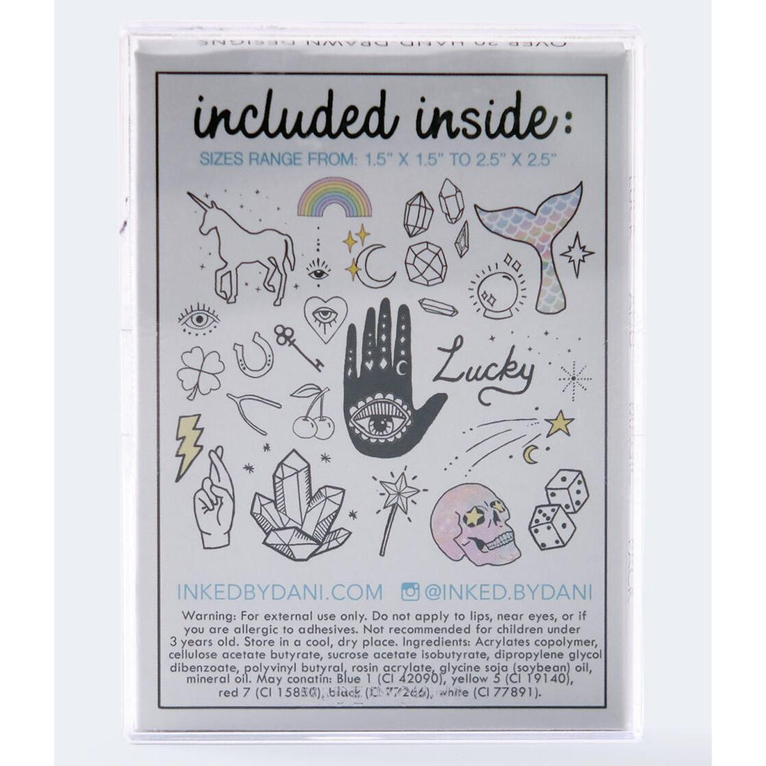 Luck &amp; Magic Temporary Tattoo Pack – Inked by Dani