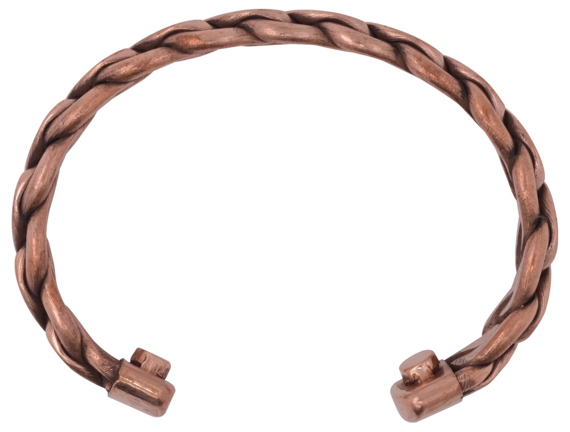 Braided Copper Magnetic Healing Bracelet – for Energy Flow, Circulation &amp;amp; Grounding