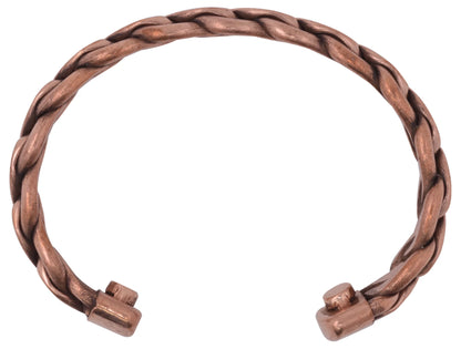 Braided Copper Magnetic Healing Bracelet – for Energy Flow, Circulation &amp;amp; Grounding