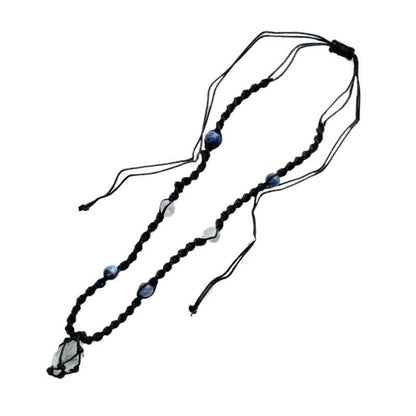 Harmonia Clear Negativity Necklace –  Clear Quartz &amp;amp; Sodalite