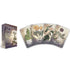 Magickal Herb Oracle card box alongside four illustrated plant cards showing botanical herb artwork, Cheralyn Darcey 36-card botanical oracle deck.