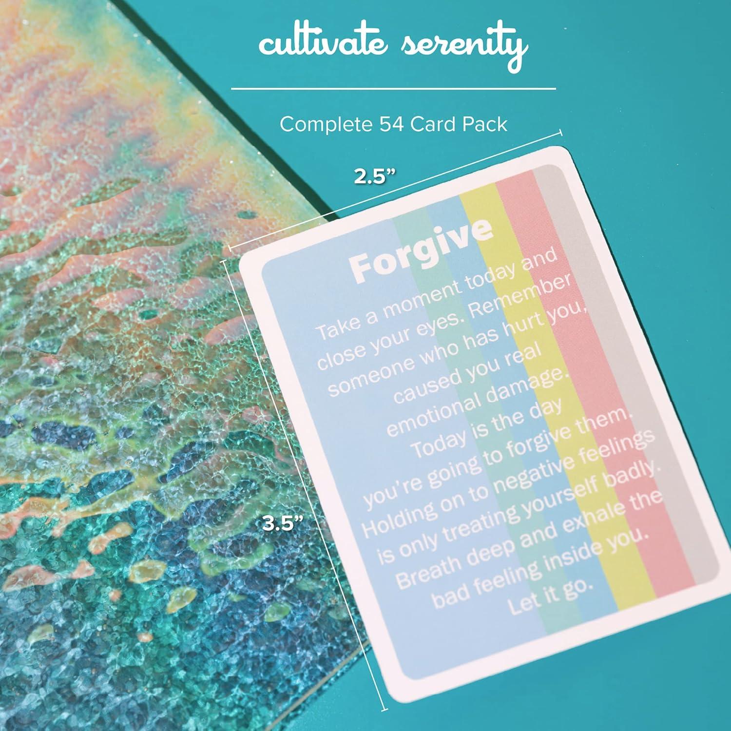Daily Meditation Cards – 54 Mindfulness Prompts for Calm &amp; Clarity