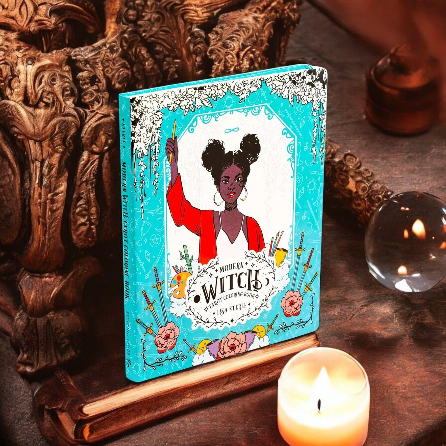 Modern Witch Tarot Coloring Book – Interactive Tarot Activity &amp; Journal Experience