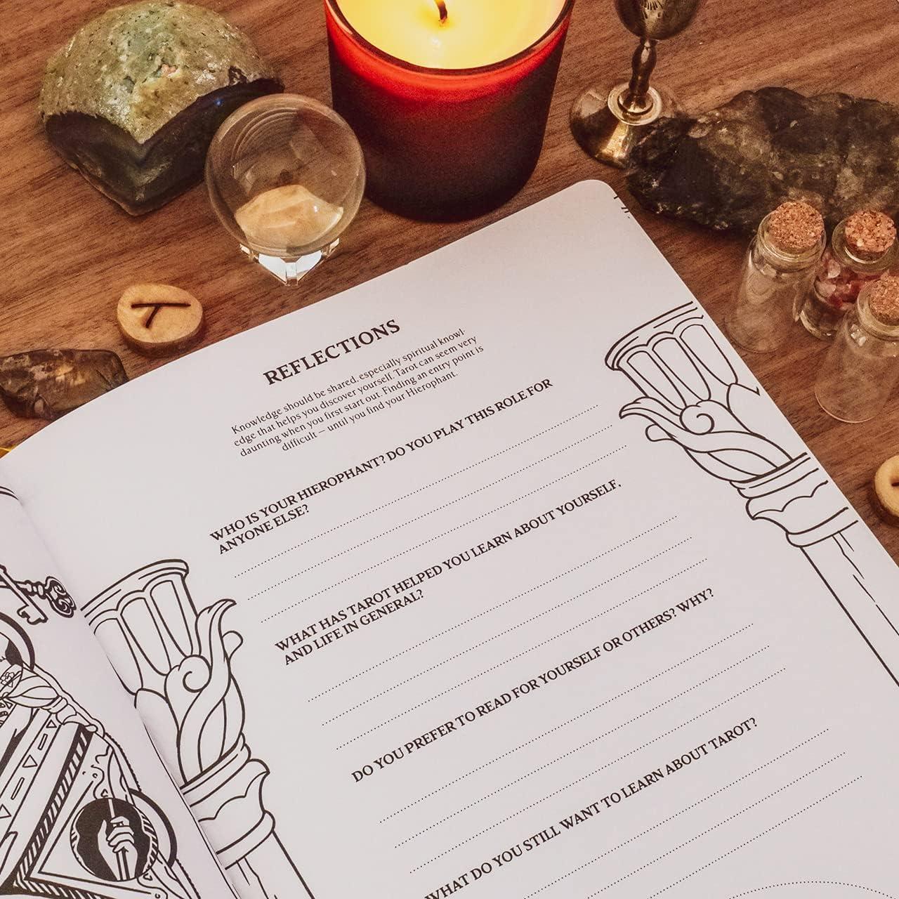 Modern Witch Tarot Coloring Book – Interactive Tarot Activity &amp; Journal Experience