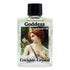 Clear 4-dram bottle of Envision Crystal White Goddess ritual oil with label featuring an archer goddess illustration, for lunar devotion and goddess magic anointing.