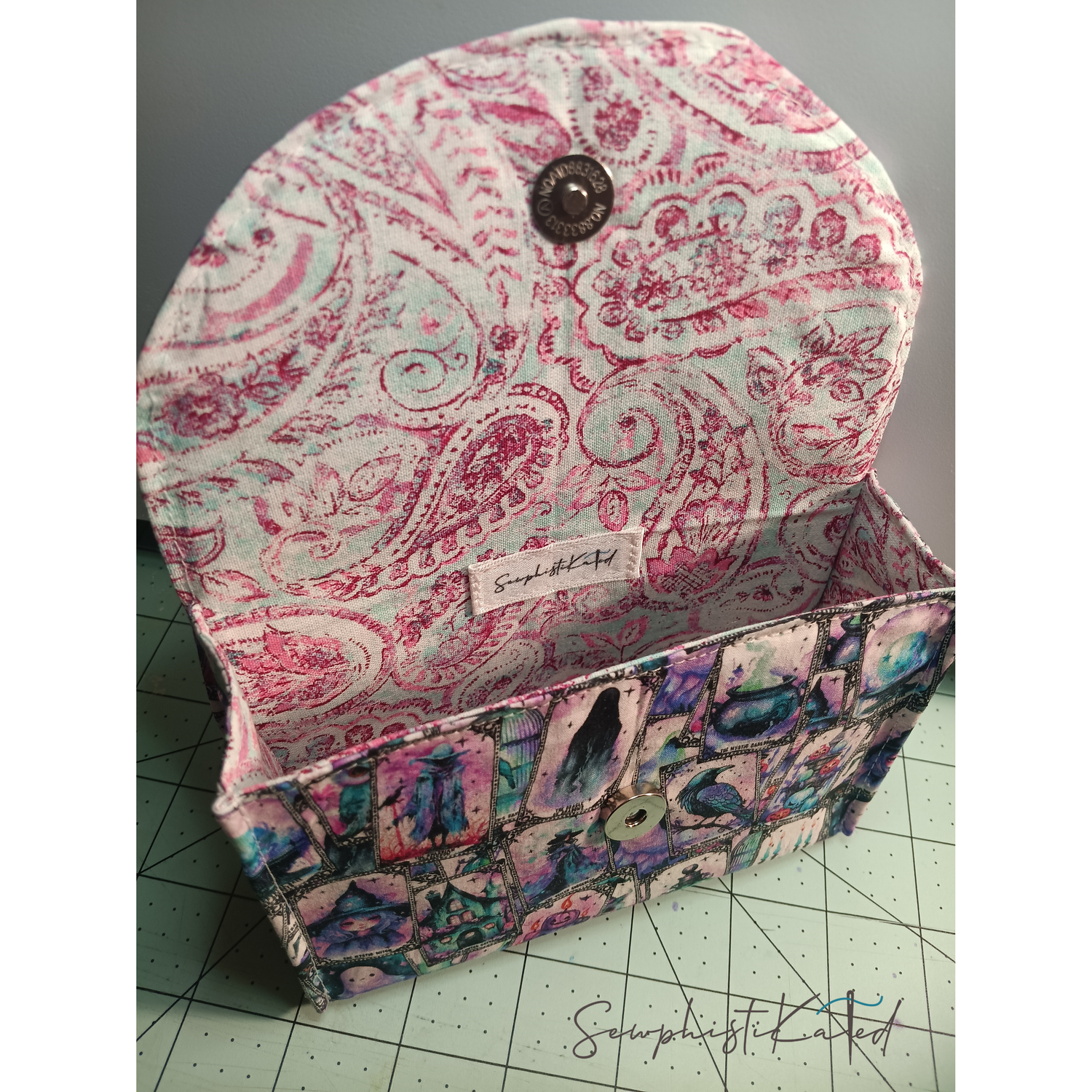 Mystic Pink Tarot Deck Case – Structured Witchy Card &amp; Guidebook Holder
