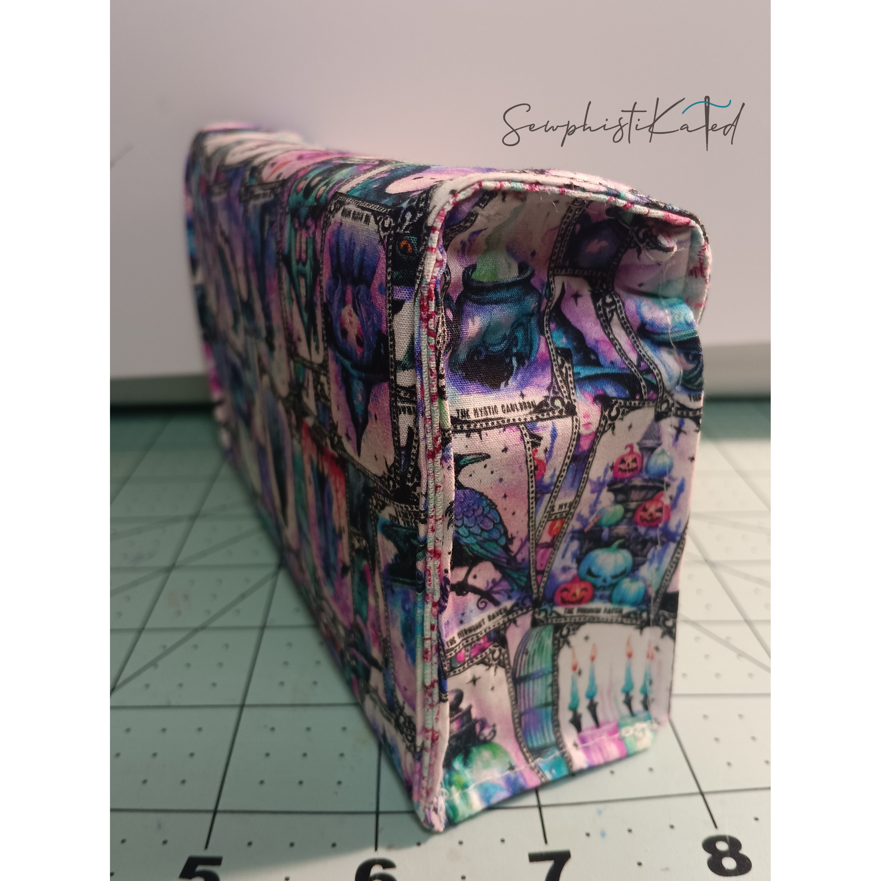 Mystic Pink Tarot Deck Case – Structured Witchy Card &amp; Guidebook Holder