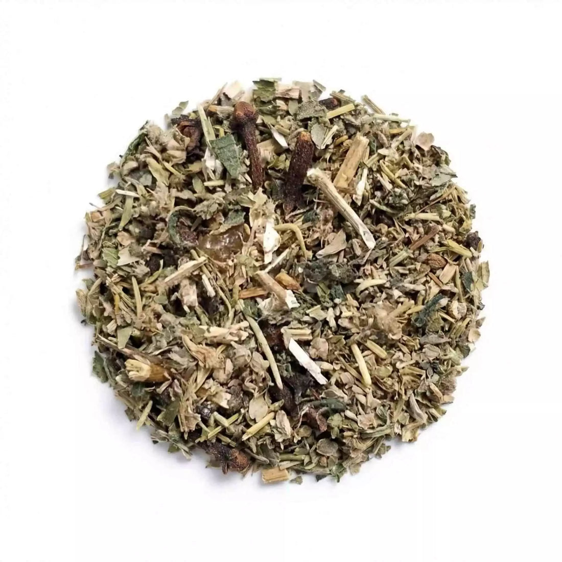 1-pound bag of banishing ritual herbal spell mix — bulk dried herb blend for removal incense, floor wash warding, and banishing magical preparations.