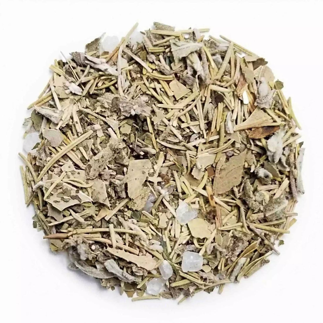 Purification Spell Mix 1lb bulk herbal blend — loose cleansing herb mixture in a resealable bag for consecration rituals, space clearing, and sacred preparation work.