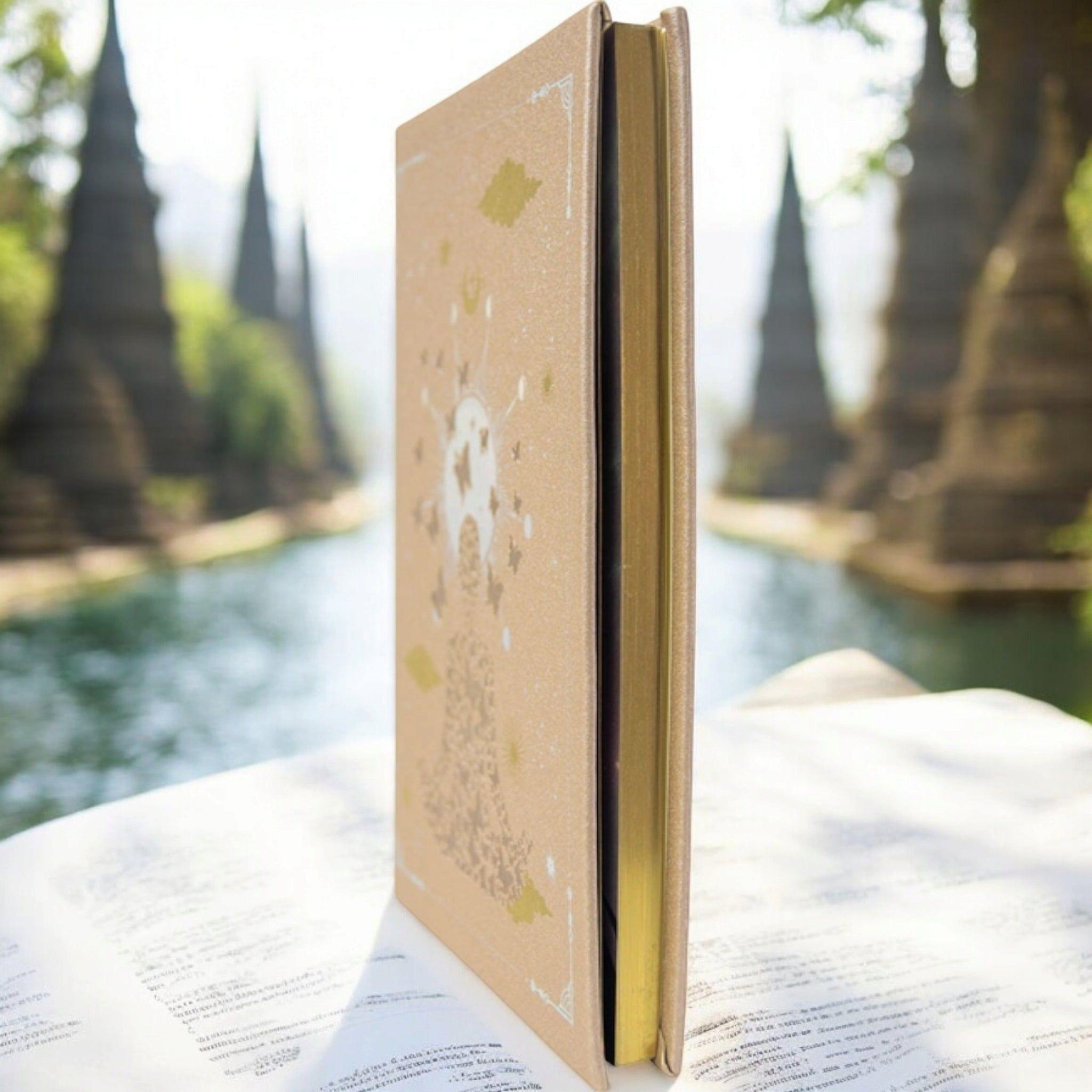Reiki Attunement Vegan Leather Journal – 21-Day Guided Practice with Carrying Bag