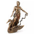 Apollo Greek god altar statue — classical figure of the solar deity in a pale stone finish, for Hellenistic devotion and solar magic altar work.