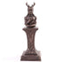 Cast resin Horned God Cernunnos antlered statue for Wiccan altar dual deity practice Celtic paganism nature rituals and Beltane devotion
