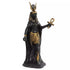 Eleven inch Hathor Egyptian goddess of love beauty and joy statue with cow horns and sun disk for altar devotion and Egyptian pagan practice