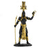 Twelve inch hand-painted black and gold Thoth Egyptian god of wisdom statue with ibis head for altar devotion and hermetic magic practice