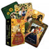 Seasons of the Witch Lammas Oracle deck with colorful cards featuring first harvest and ambition imagery, Anderson and Diaz 44-card Lughnasadh oracle deck.