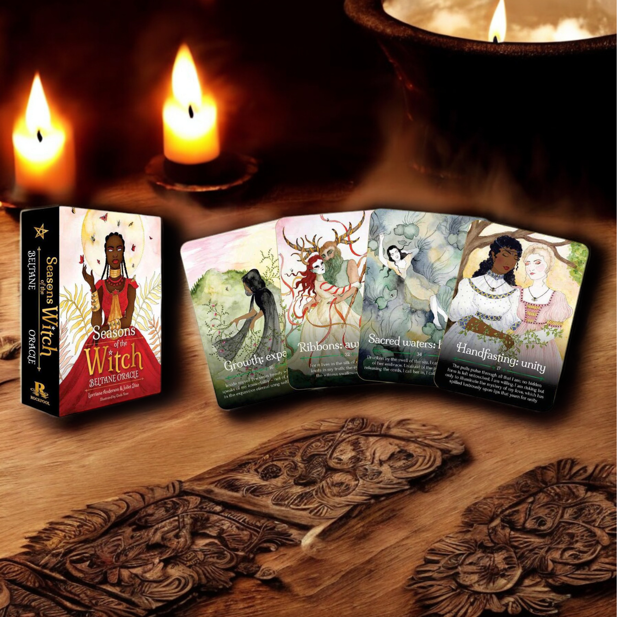Seasons of the Witch: Beltane Oracle Deck – Celebrate Abundance, Creativity &amp; Magick