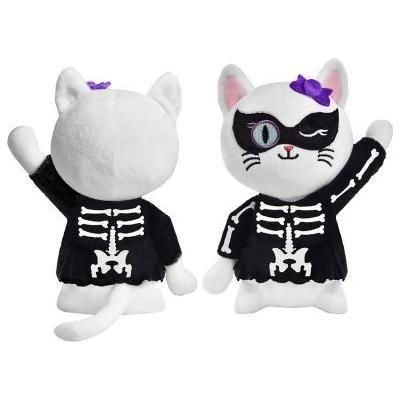Spooky Cat Plush – Skeleton &amp; Vampire Halloween Plushies