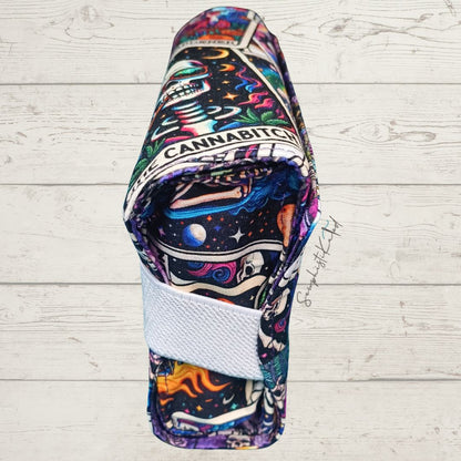 Cosmic Skeleton Wraparound Tarot &amp; Oracle Deck Case + Reading Mat