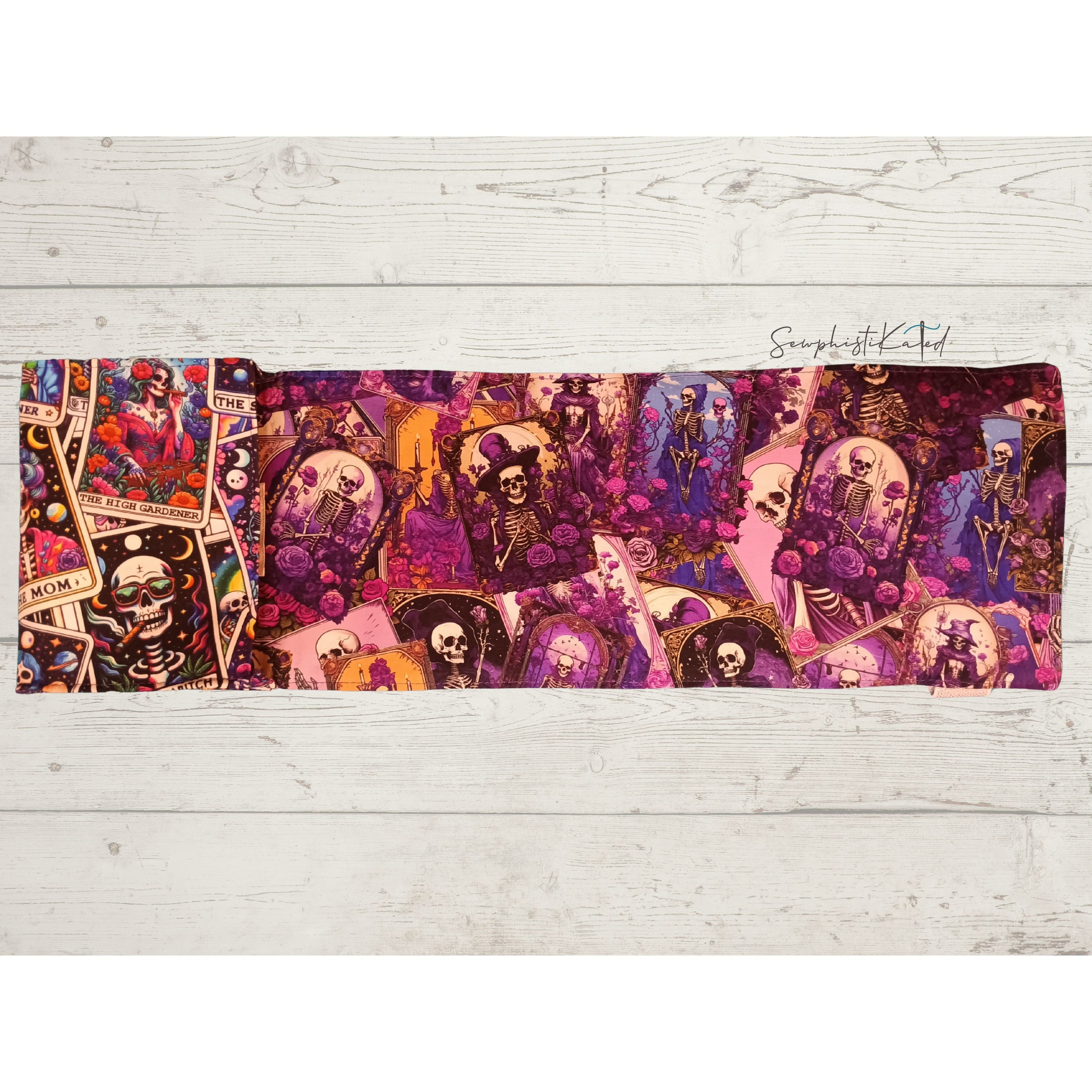 Cosmic Skeleton Wraparound Tarot &amp; Oracle Deck Case + Reading Mat