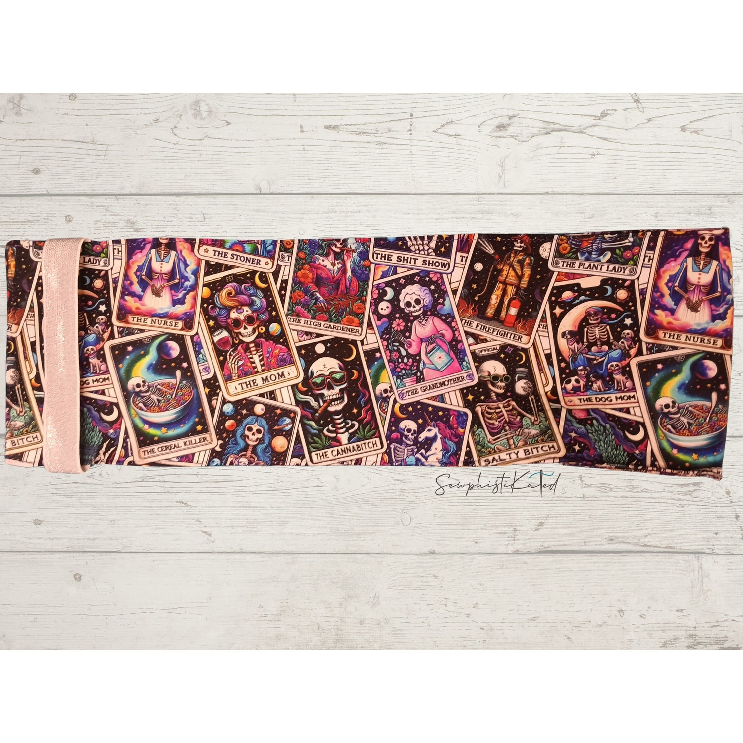 Cosmic Skeleton Wraparound Tarot &amp; Oracle Deck Case + Reading Mat