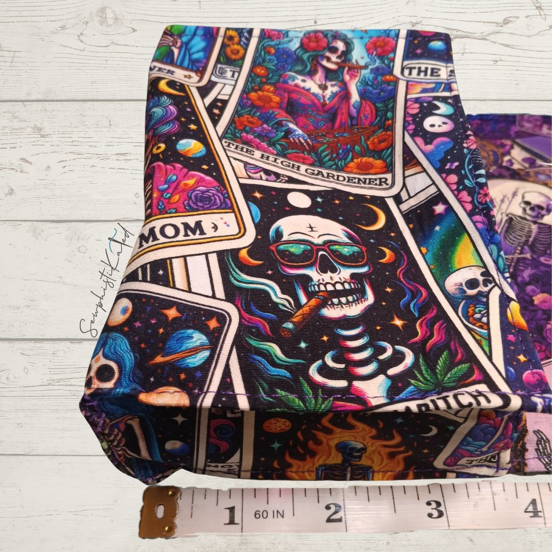 Cosmic Skeleton Wraparound Tarot &amp; Oracle Deck Case + Reading Mat