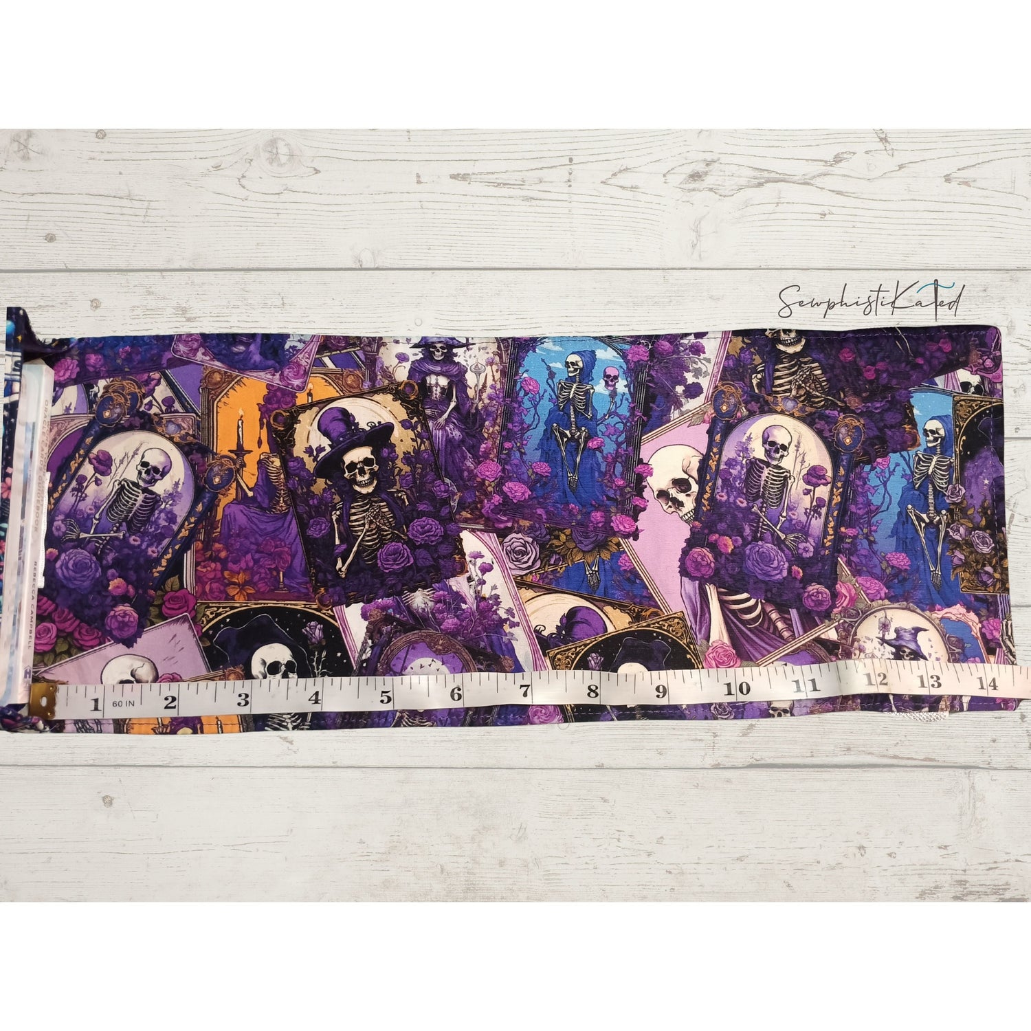 Cosmic Skeleton Wraparound Tarot &amp; Oracle Deck Case + Reading Mat