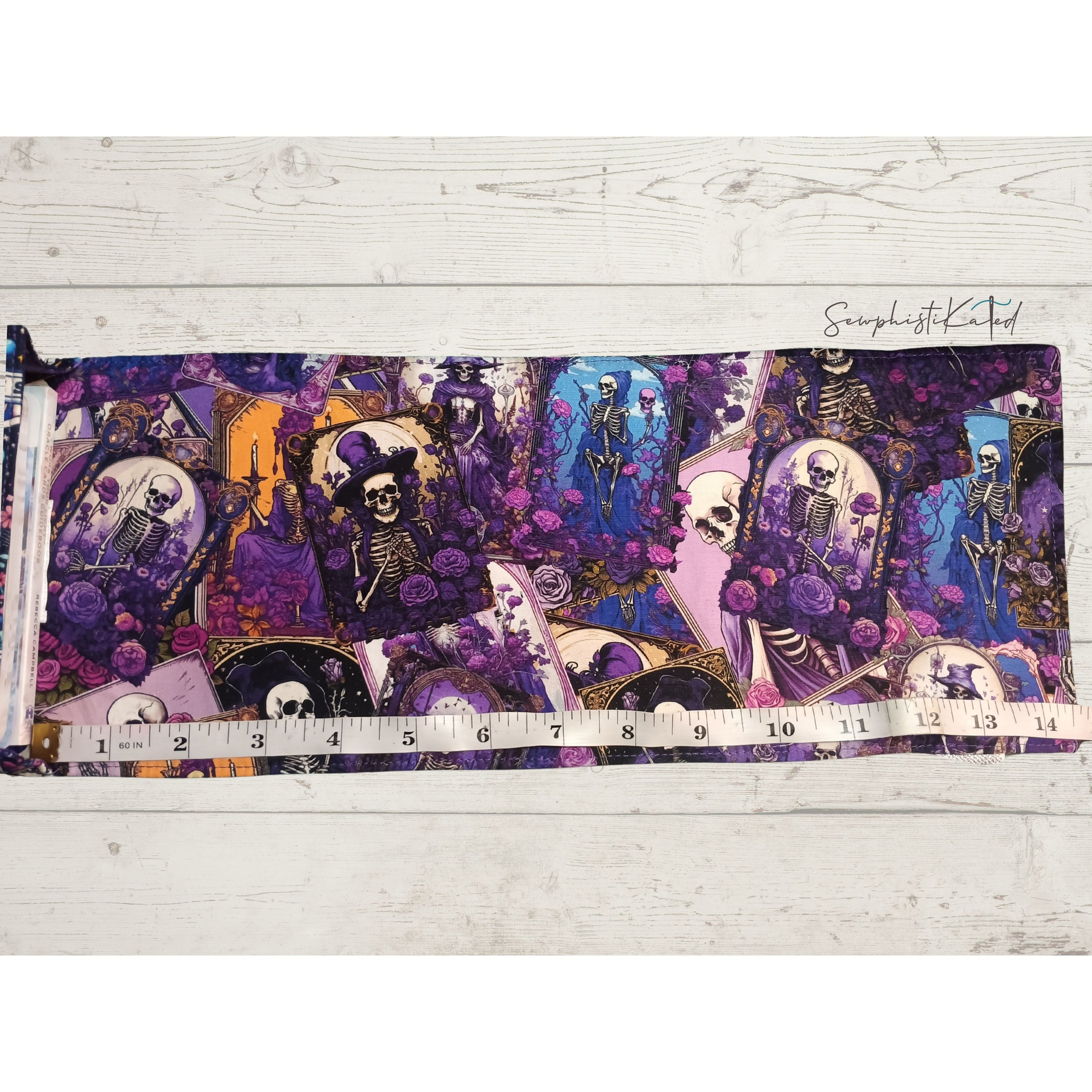 Cosmic Skeleton Wraparound Tarot &amp; Oracle Deck Case + Reading Mat