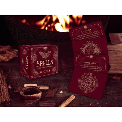 Spells Pocket Deck by Lorriane Anderson – Easy Everyday Magic for Love, Money, Peace &amp; More