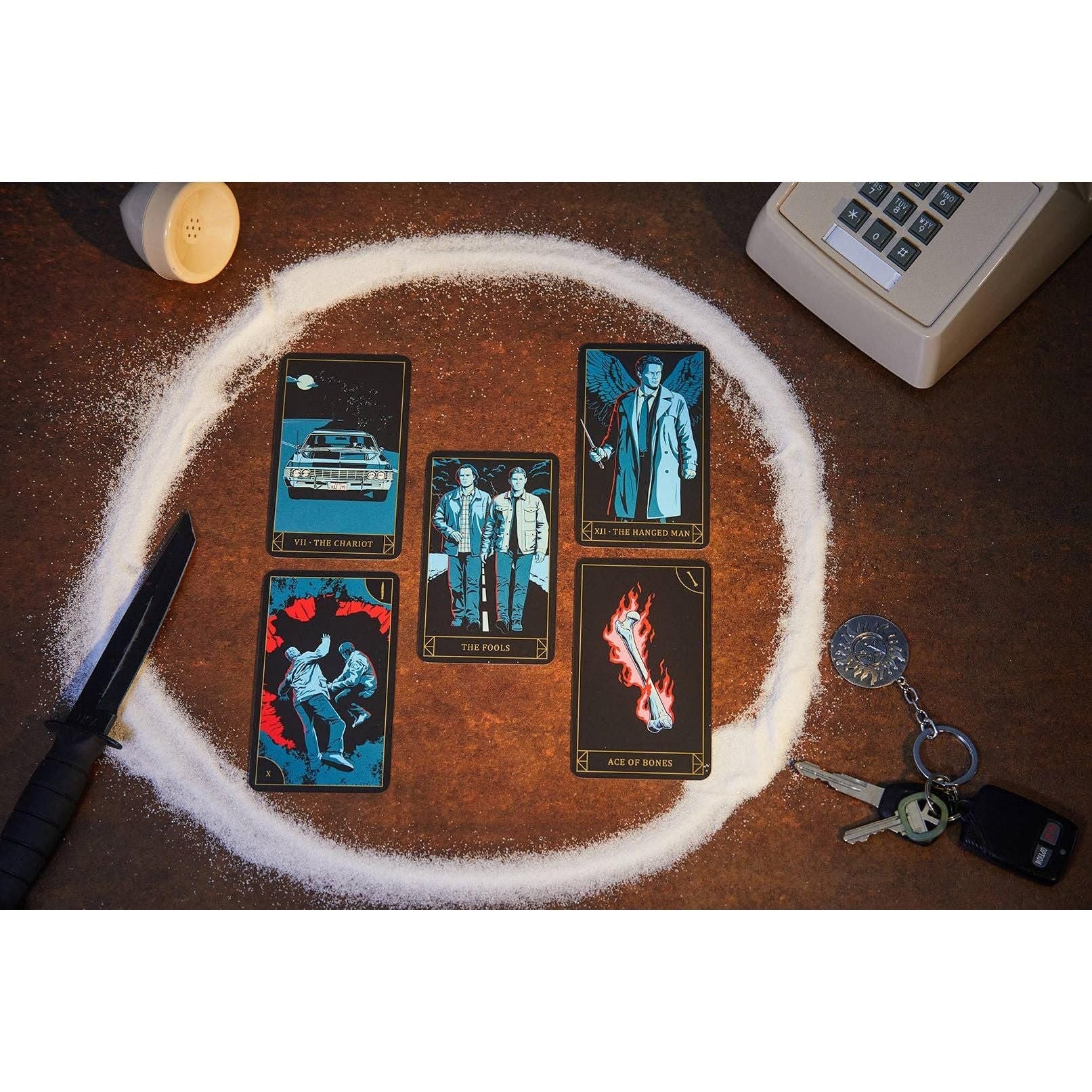 Supernatural "Join the Hunt" Tarot Deck &amp; Guidebook | 78 Cards Featuring Sam, Dean, Castiel &amp; More