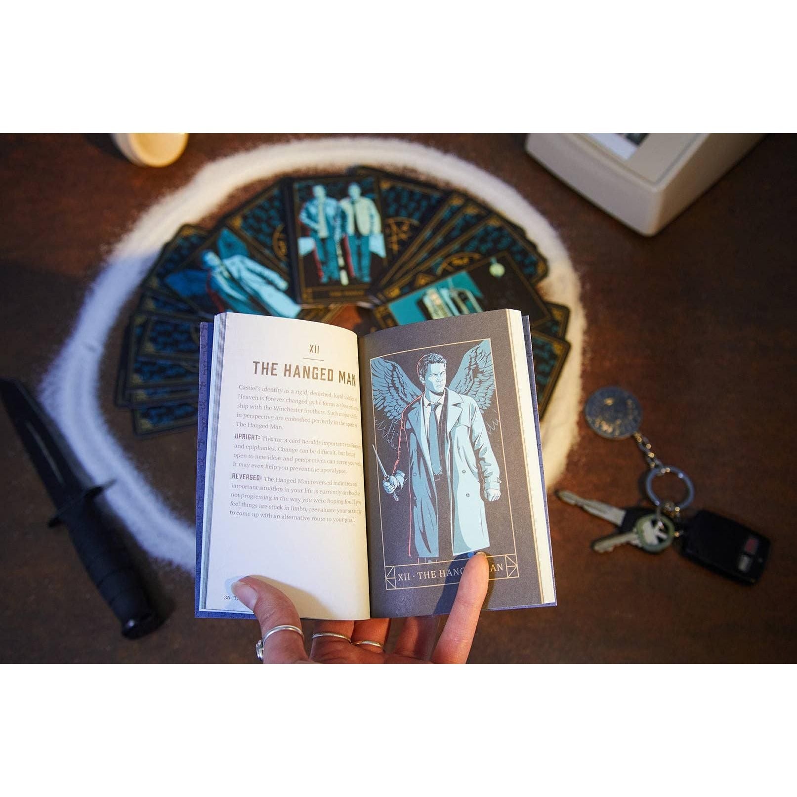 Supernatural "Join the Hunt" Tarot Deck &amp; Guidebook | 78 Cards Featuring Sam, Dean, Castiel &amp; More