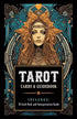 Tarot cards and guidebook starter set for beginners showing complete 78-card deck with companion guidebook in retail packaging