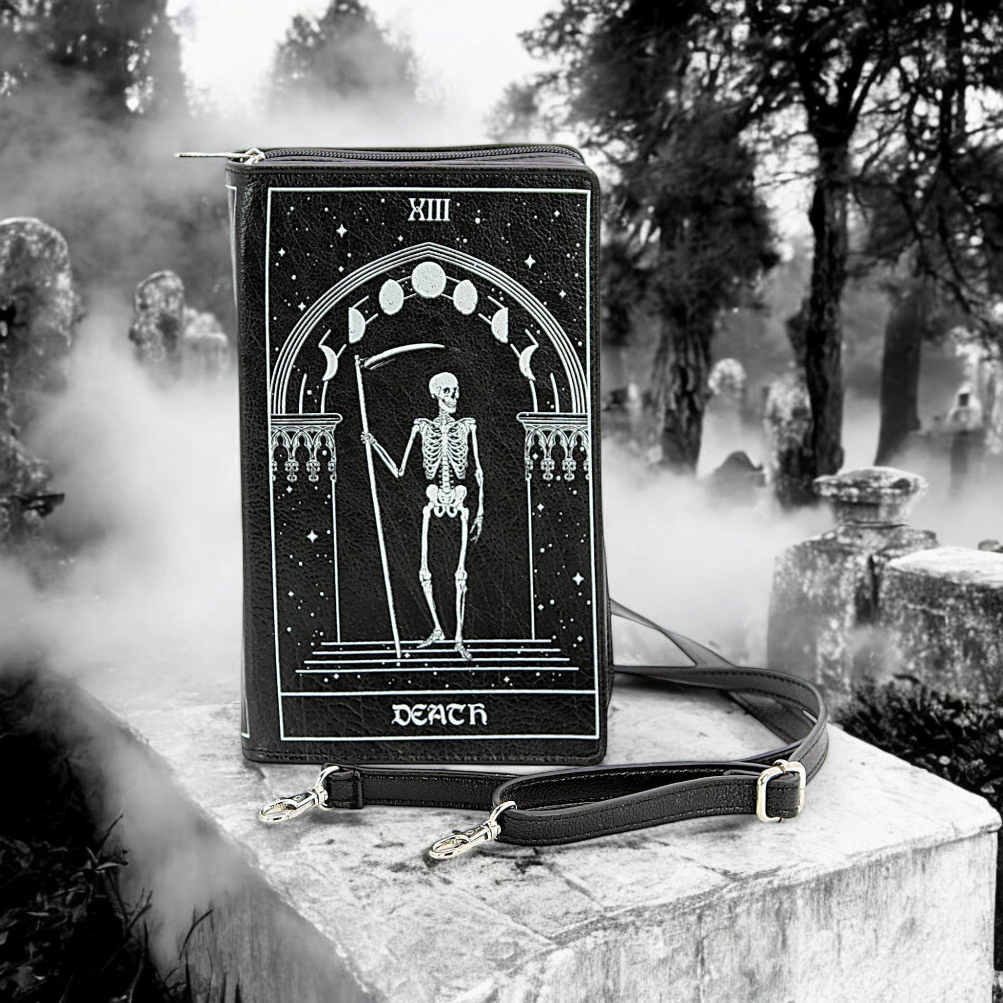Tarot Card Book Crossbody Bag &amp; Wallet – Mystical Vinyl Accessories