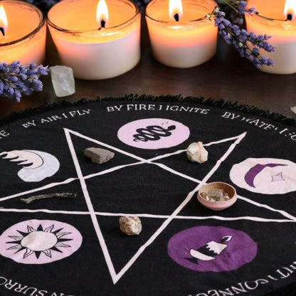 Traveling Spell Space Collection | Portable Altar Mats for Witchcraft, Rituals &amp; Sacred Space